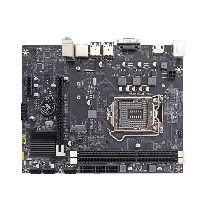 

H81/LGA1150 Dual DDR3 memory, upgrade the main board