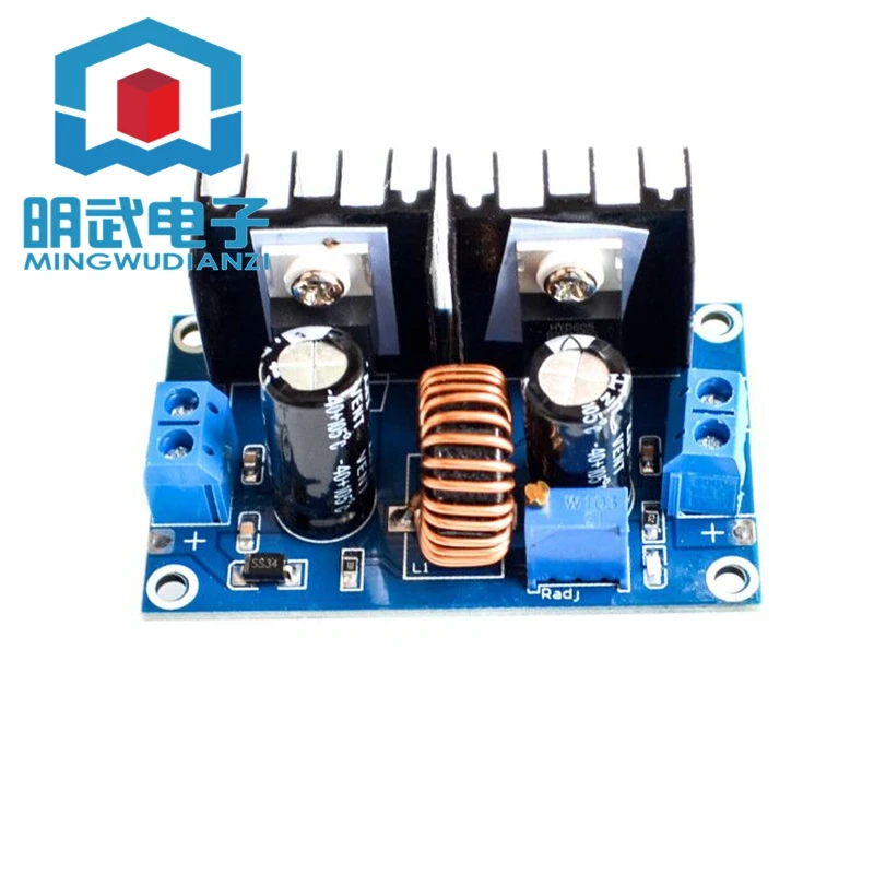 XH-M401 DC-DC step-down Module XL4016E1 high-power DC Voltage Regulator Board Large 8A With Voltage Regulator