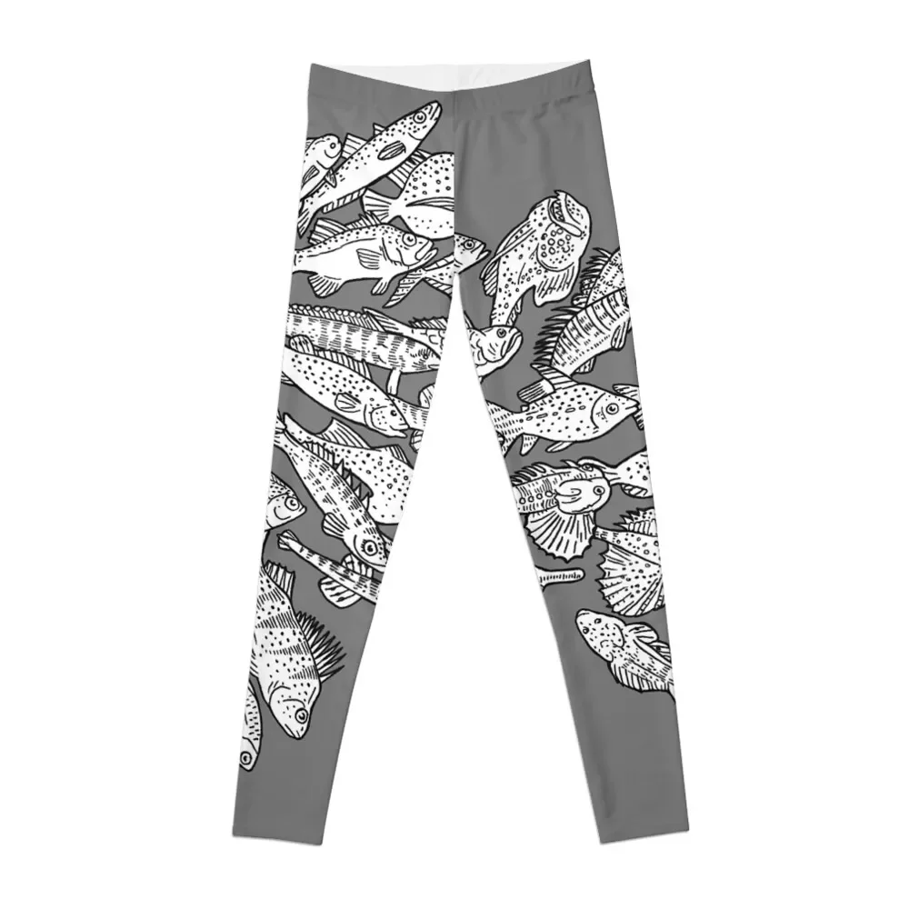 Perciformes - Fish - Evolution Leggings for girls for fitness Women's high waist gym top Womens Leggings