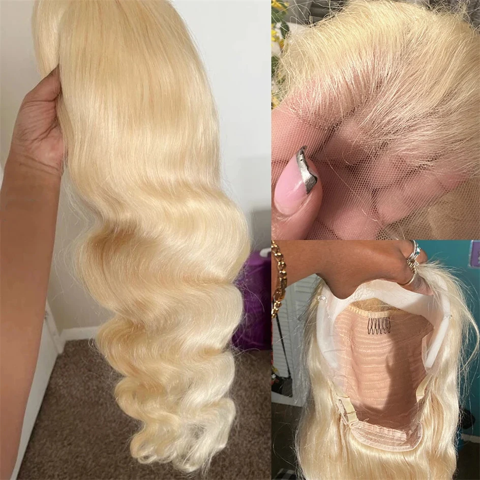 613 Honey Blonde Human Hair Lace Frontal Wig Body Wave 13x6 Hd Lace Frontal Wigs 13x4  Brazilian Remy Wig On Sale