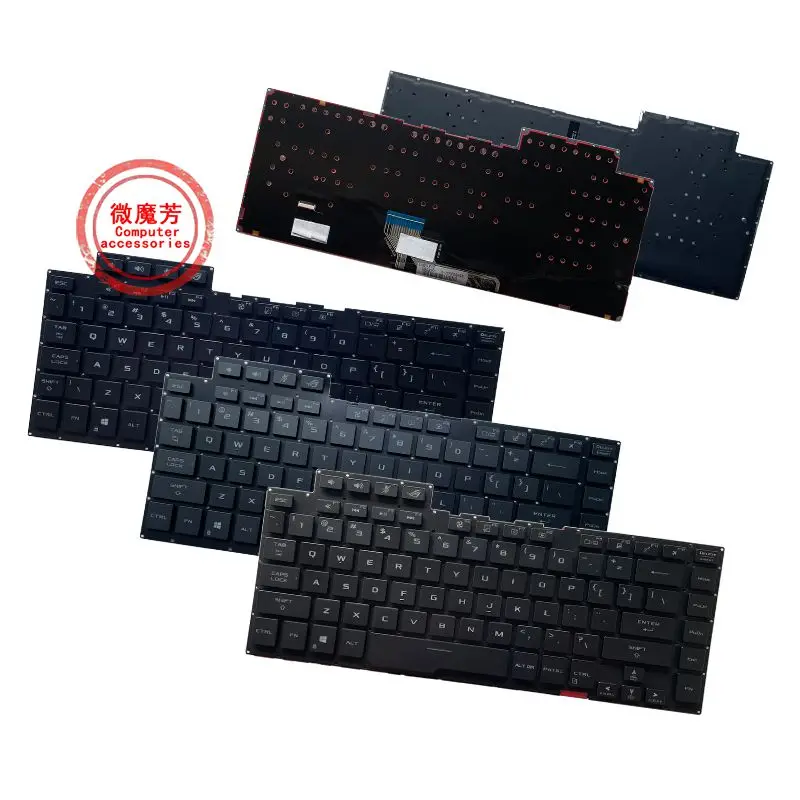 

Новая клавиатура US для ASUS ROG ZEPHYRUS GU502 GU502G GU502GU GU502GV GA502 GX502 GM502 RGB с подсветкой