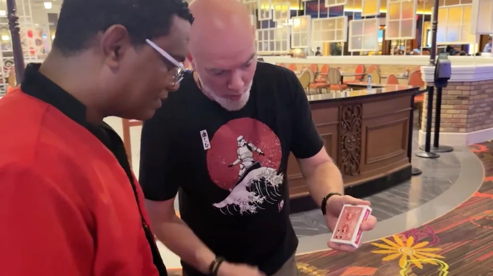 Visual Interactive Card Magic Trick Little Holes by Roddy McGhie Ink Dot Illusion Gimmick Close Up Magic Props for Magicians