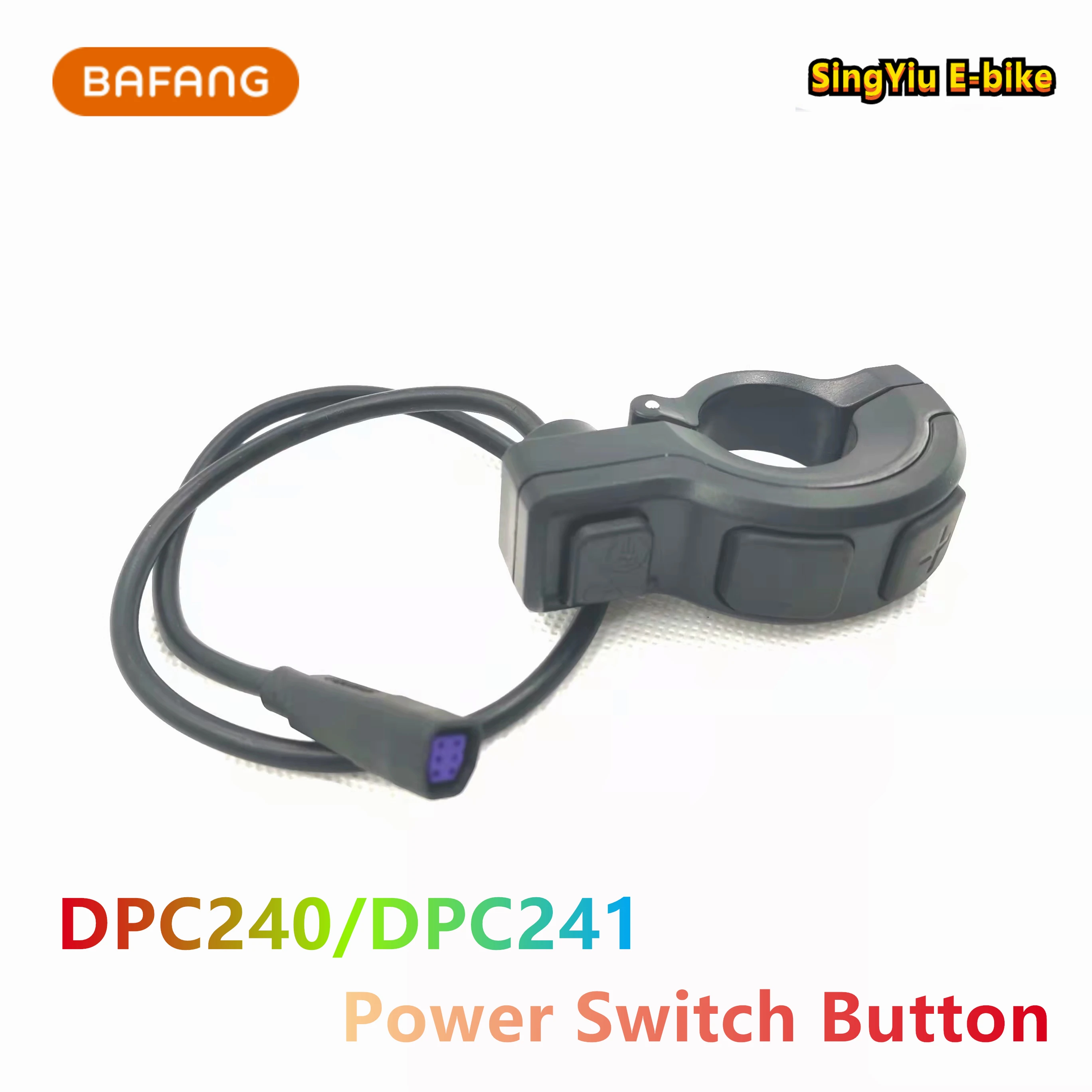 Baofang-power button switch for e-bike, display accessories, dpc240 support, DP C240/241