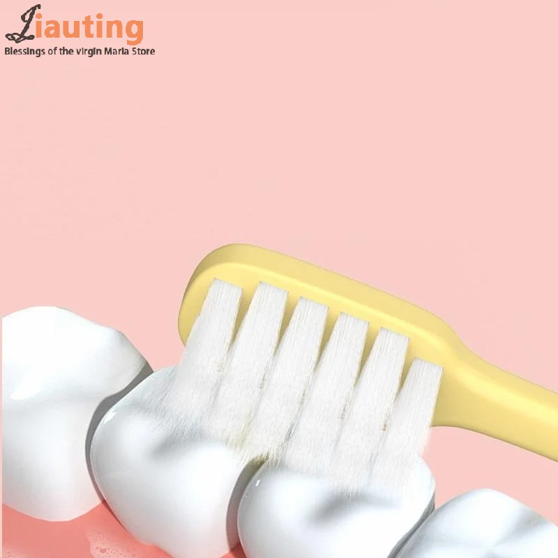 8 Pcs Soft Bristle Toothbrush Tongue Scraper 2 In 1 Cleaner Extra Soft Portable Teeth Cleaning Tool For Adult Travel