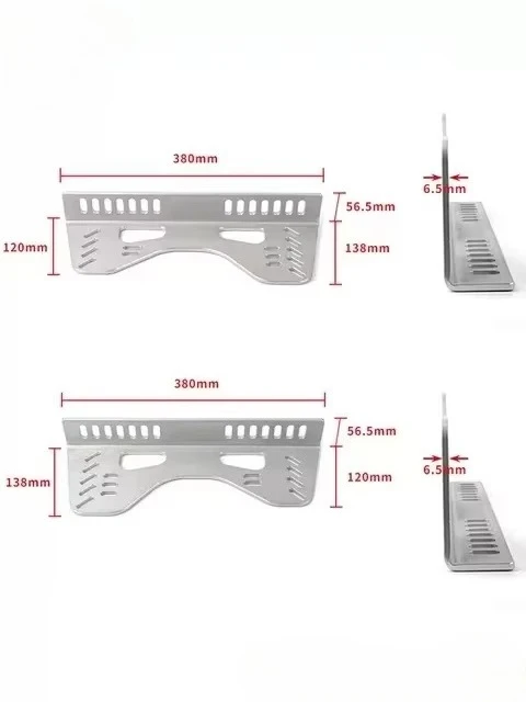 Aluminum Alloy L-plate Fixing Bracket Thickened Side Plate Sliding for Seat Reinforcement