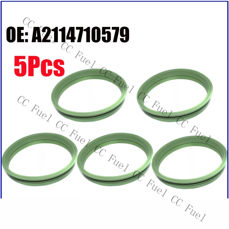 C+ 5Pc Fuel Pump Sealing Gasket For Benz E550 CLK350 E350 C350 C280 E63 2114710579
