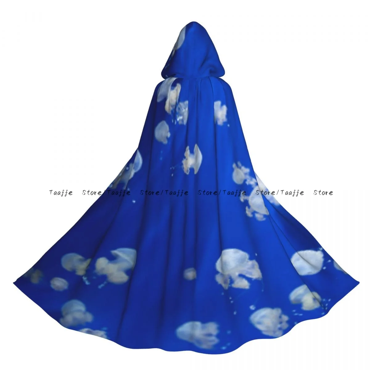 

Средневековый Хэллоуин косплей плащ пальто с капюшоном медуза подводная накидка пальто длинный плащ костюм волшебник плащ