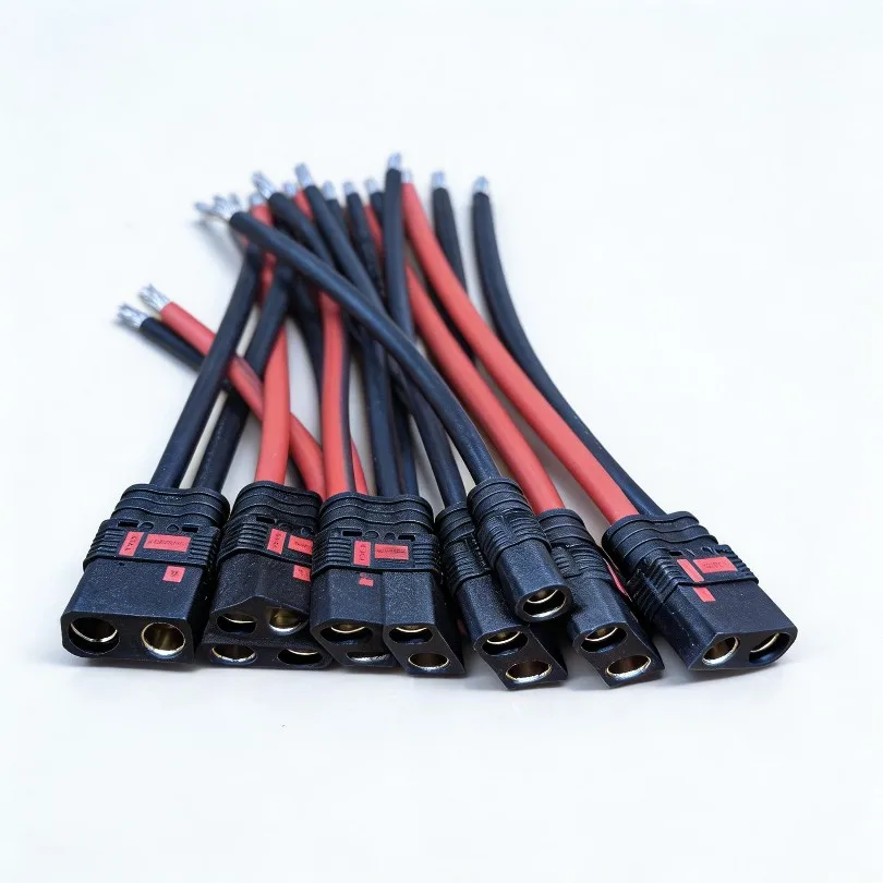 QS8-S Connector Wire 6AWG Silicone Cable for RC Lipo Battery Drone