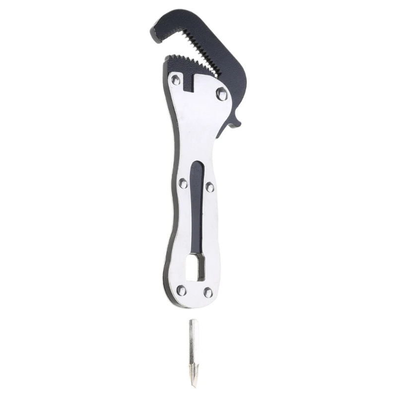 Portable Miniature Self Adjusting Rough Wrench High Strength for Durability in Confined Areas, Home and Auto Maintenance