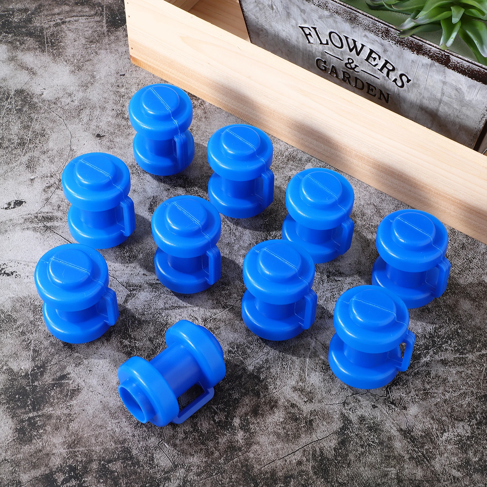 16 قطعة قبعات عمود الترامبولين ABS المواد استبدال نهاية قبعات ل الضميمة الترامبولين آمنة تناسب تصميم بسيط متعدد الاستخدامات #3