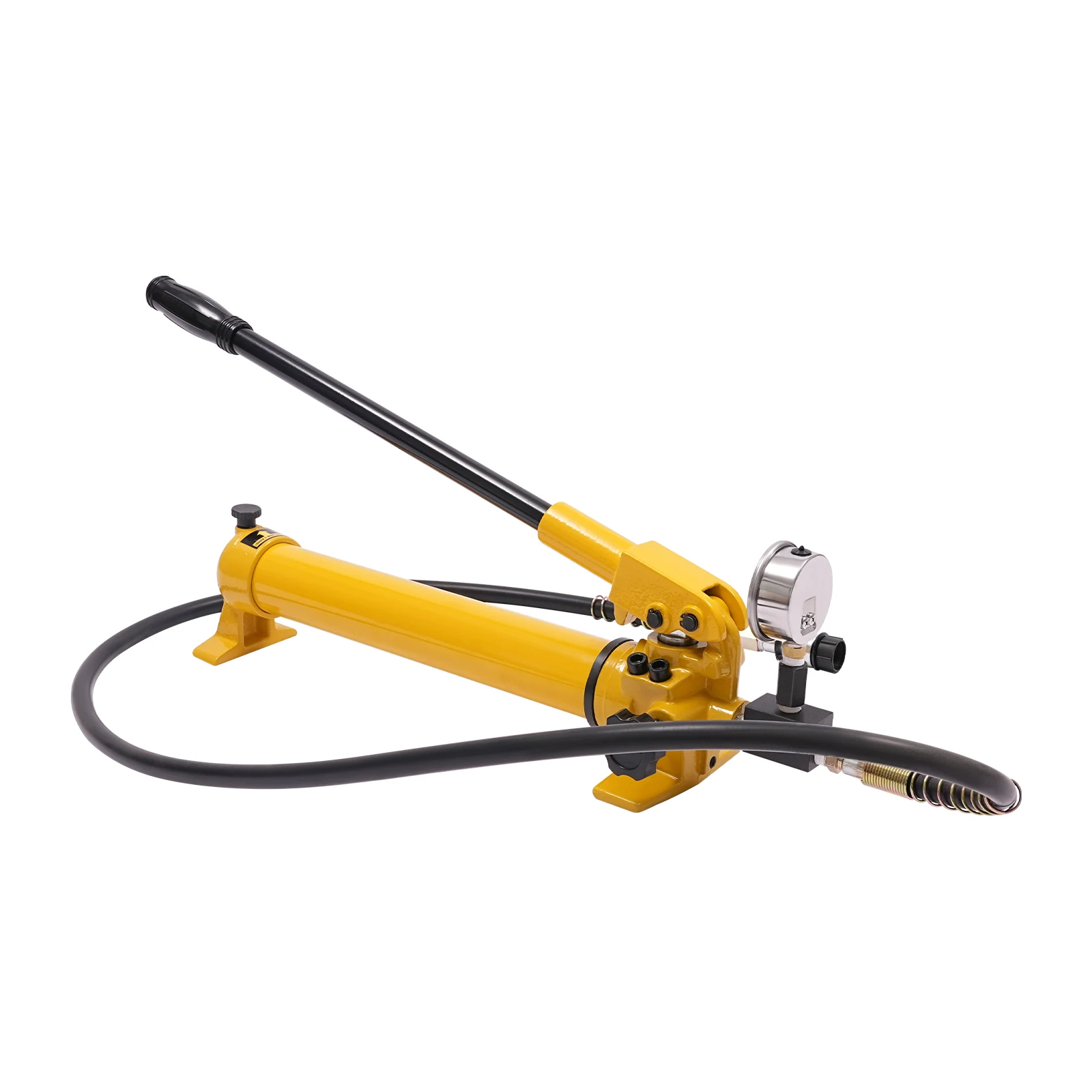 CP-700 Pompa idraulica manuale con manometro Accessori per utensili idraulici con pompa manuale in metallo da 700 cc
