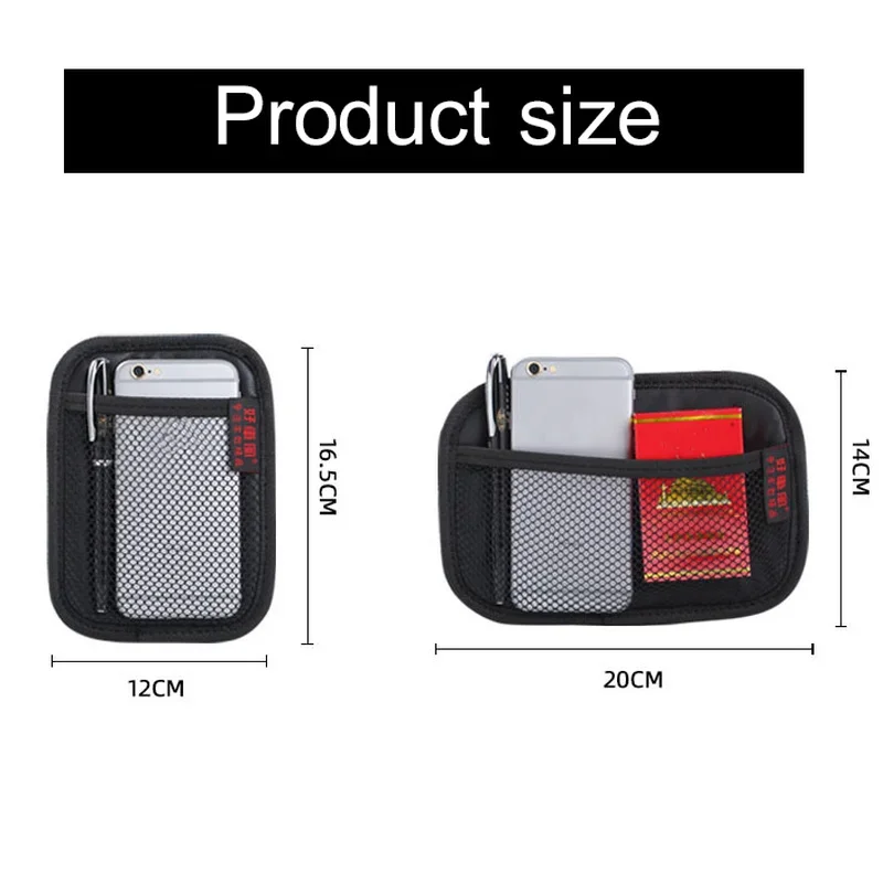 Car Mesh Bag Multifunctional Oxford Fabric Storage Pocket s Coins Keys Storage Organizer Auto Stowing Tidying Car Gadget