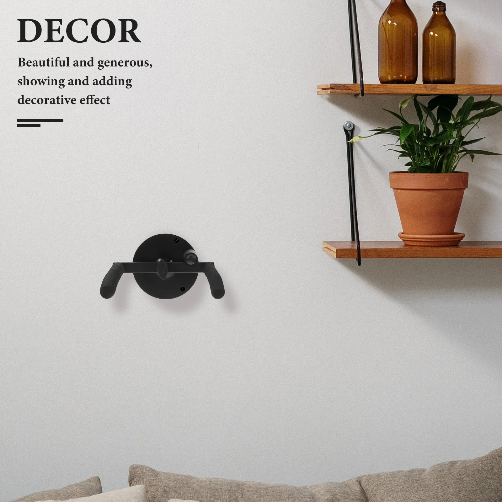 

Small Musical Instrument Stand Decorative Wall Hook Hanger Backpack Storage Rack Iron Mount Hooks