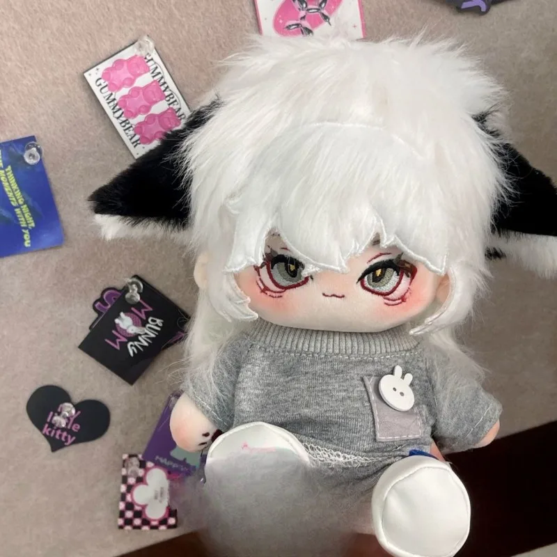 

20 см аниме игра Identity V Ithaqua Kawaii косплей хлопковая кукла тело с ушками хвост мультфильм DIY мягкая плюшевая игрушка фигурки фанаты подарок