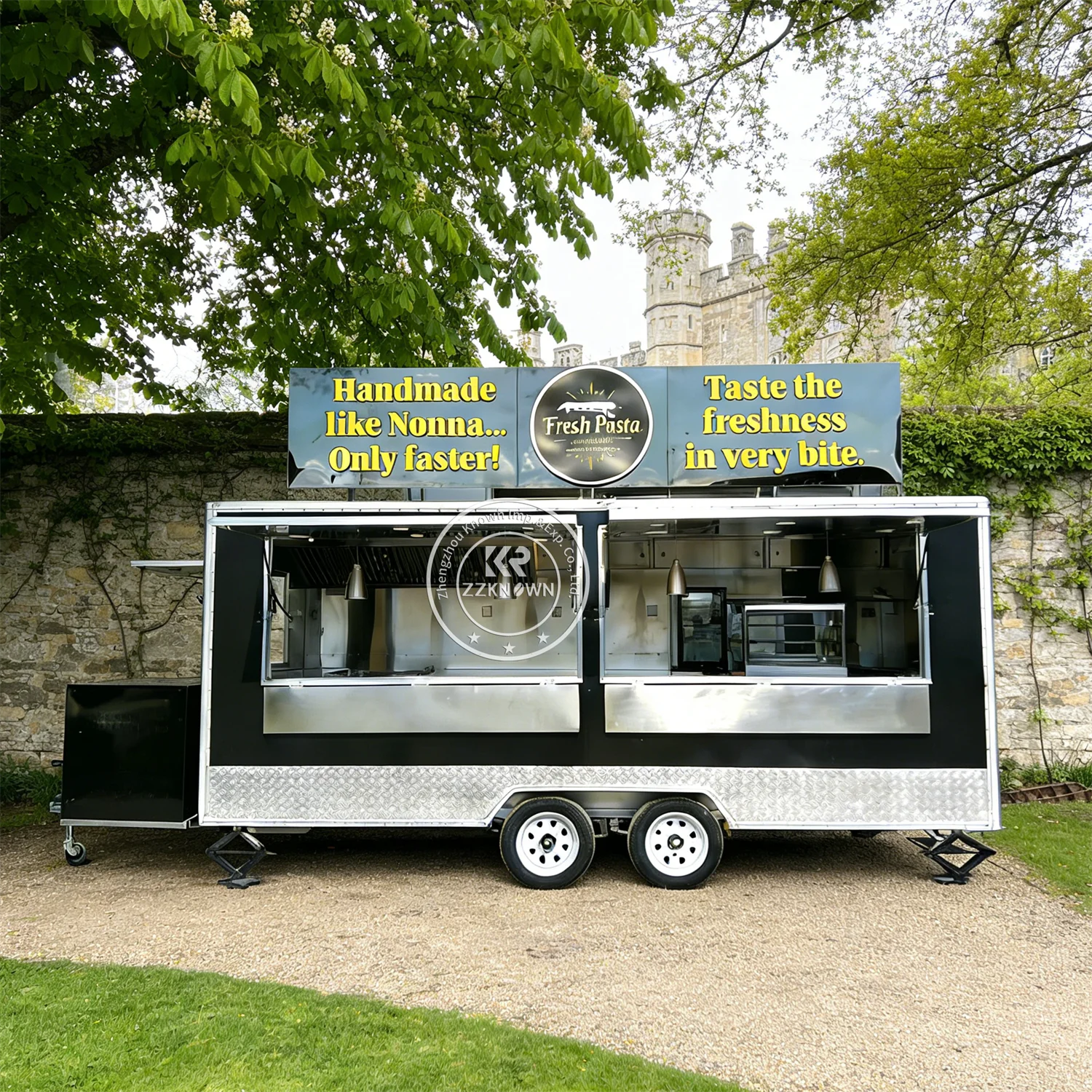 Bakery Fast Food Vending Cart Restaurant Coffee Juice Trailer Cater Truck Stainless Steel Food Truck For Sale Usa