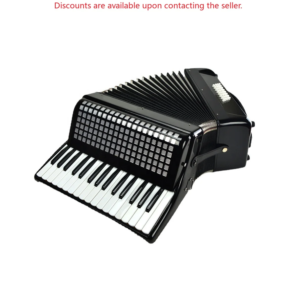 

Professional 32 Keys 32 Bass Black Celluloid Piano Keyboard Accordion JP3232 Acrodeon Instrument High Quality Diatonic