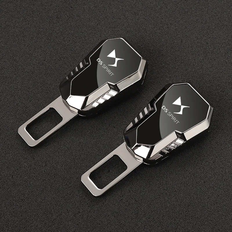 1pcs Automotive Metal Interior Products Seat Belt Extender Metal Carabiner Suitable For DS DS3 DS5 DS7