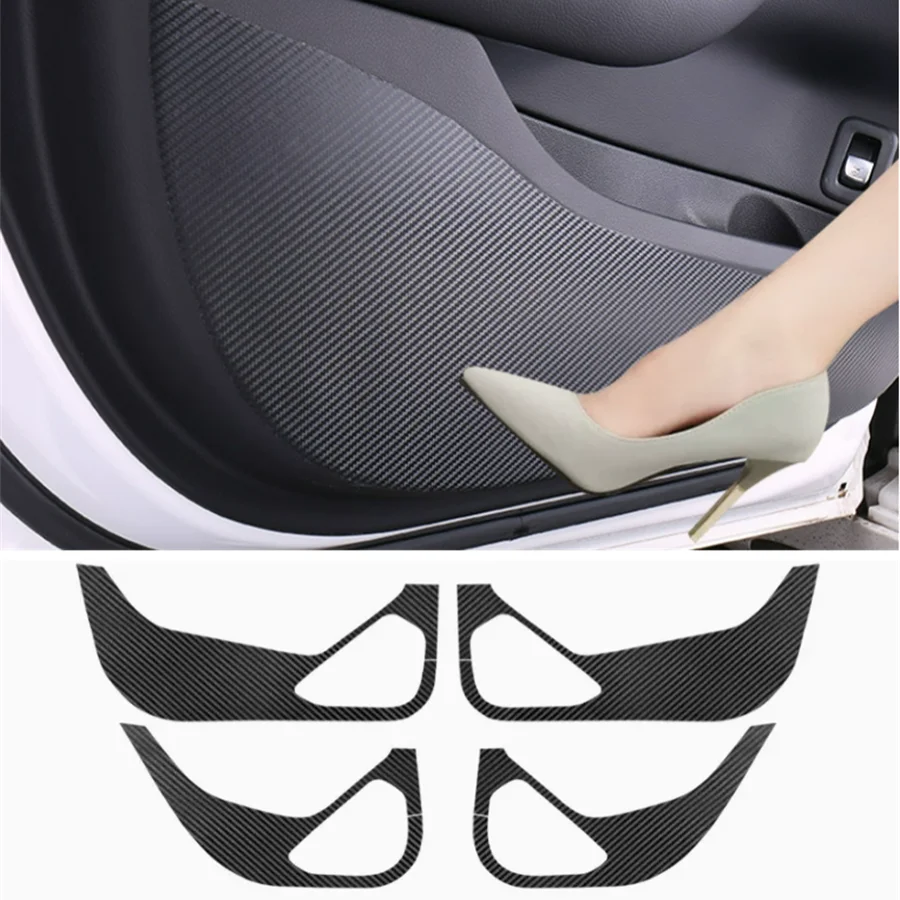 For Geely Boyue L Atlas Azkarra Emgrand X7 Sport 2023 2024 Interior Moulding Car Door Anti Kick Pad Mat Cover Trim Protection