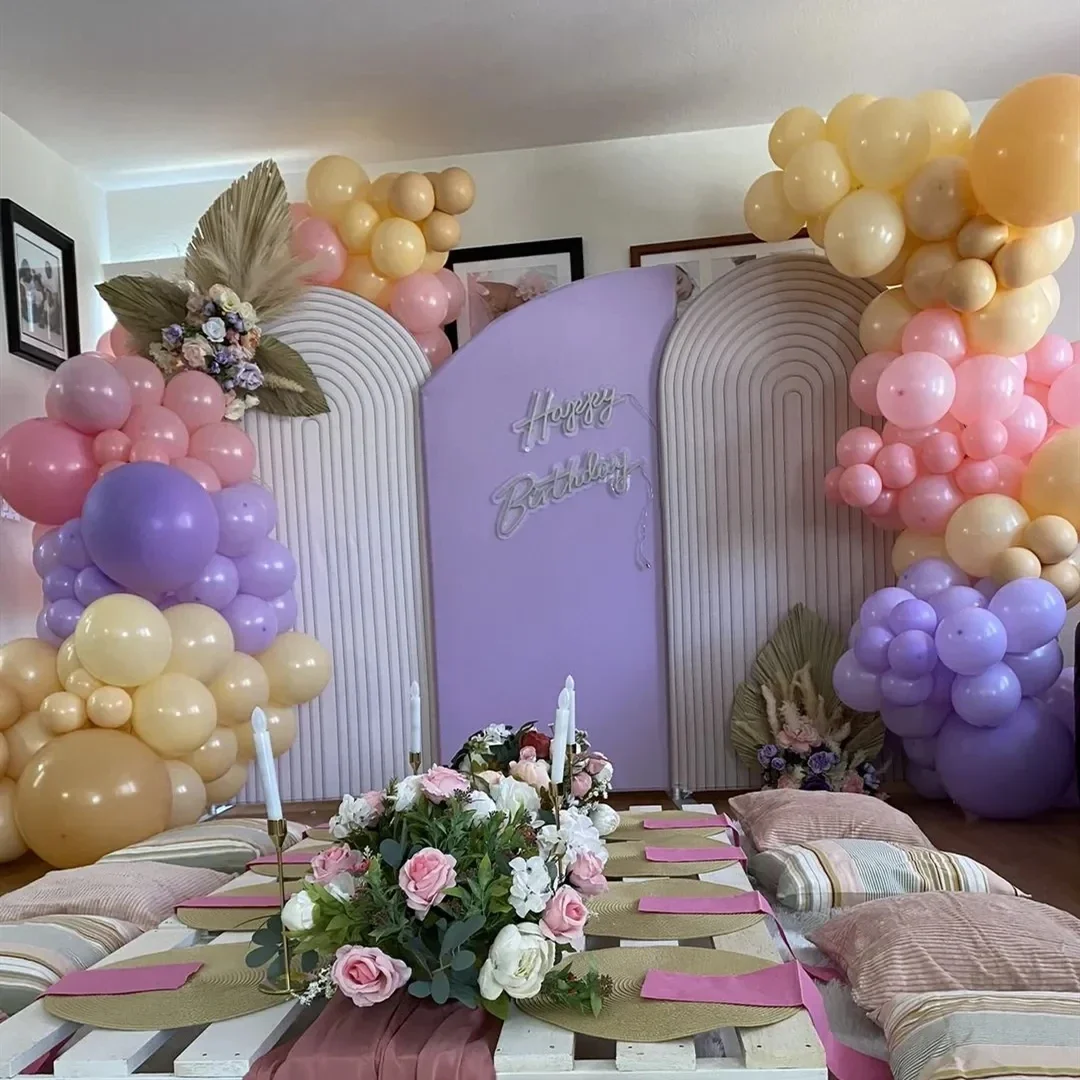 4 قطعة إطار مقوس مخصص وغطاء خل - مراجعة Wedding Balloon Arch وسعره
