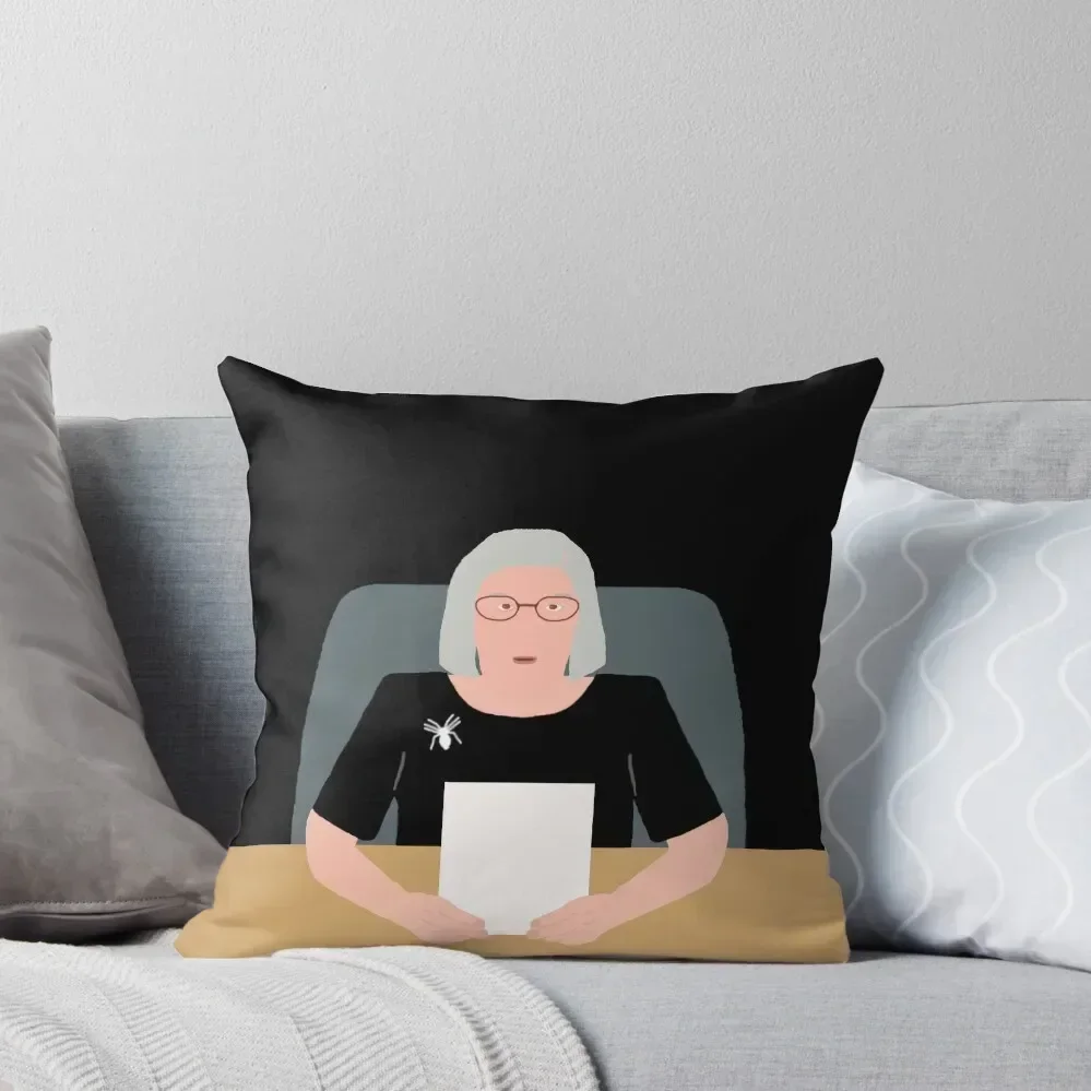 

Baroness Lady Hale Spider Brooch Inspired Halloween Throw Pillow Pillowcase Cushion Cusions Cover pillow