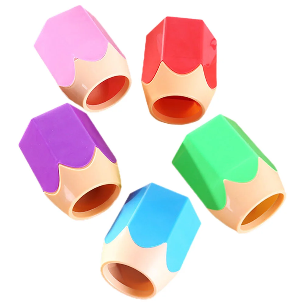 5 Pcs Pencil Holder Student Stationery Desktop Storage Makeup Brush Office Colorful