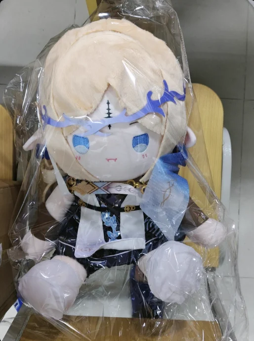

Halloween Wuthering Waves Cartethyia 40cm Sitting Posture Cartoon Figure Idol Cosplay Dress Up Figurine Plushie Pillow Gift Game