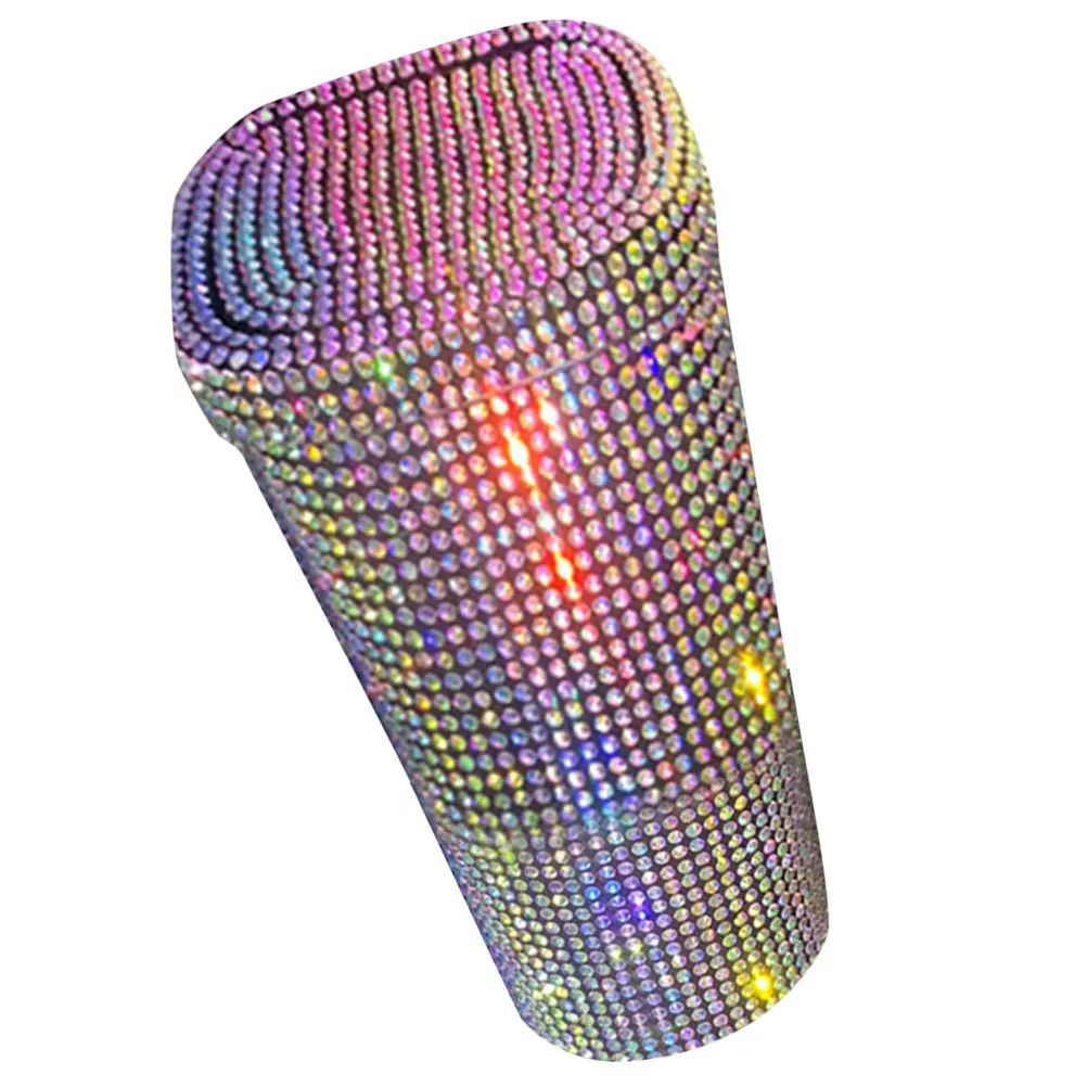 

Car Trash Can Rhinestone Interior Sundries Storage Container Large Capacity Automotive Garbage Can Organizer Holder for Car
