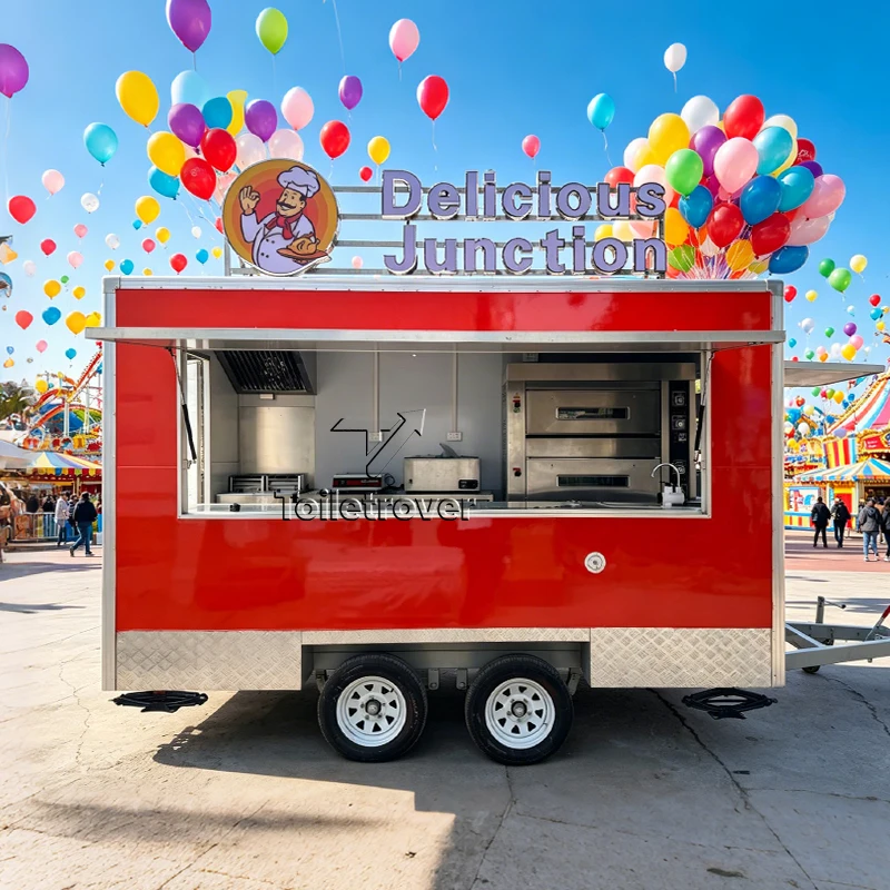 Wholesale Food Truck Custom Mobile Trailer Food Truck Churro Food Truck Pasta Modern Food Trailer with DOT Certificate for USA