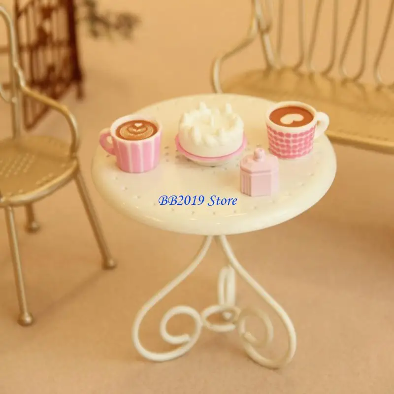 

Q0KB Contemporary Iron Pretend Play Dining Table And Chairs Set For Kids Ages 3+ Enduring Educational Creative Accessories