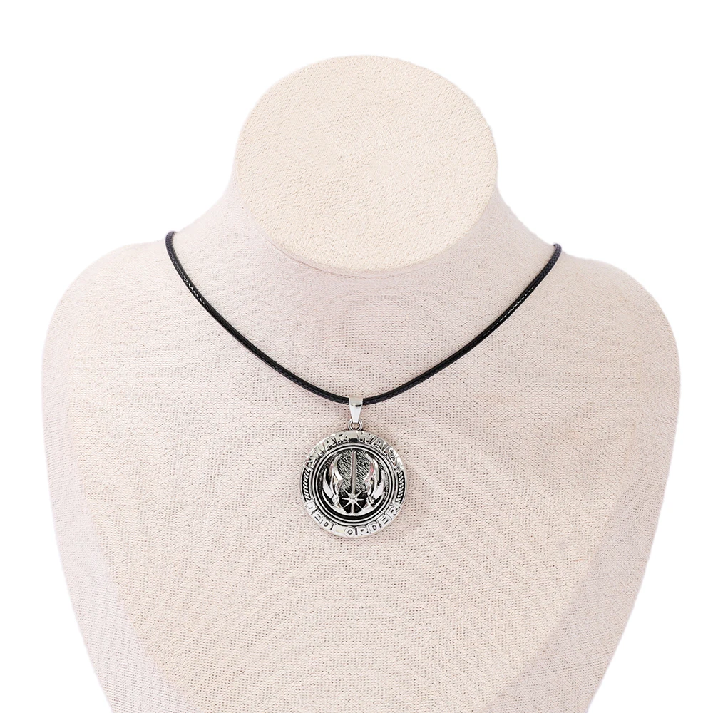 1pcs Popular Movie Rebel Alliance Logo Metal Pendant Necklace, Stylish and Trendy