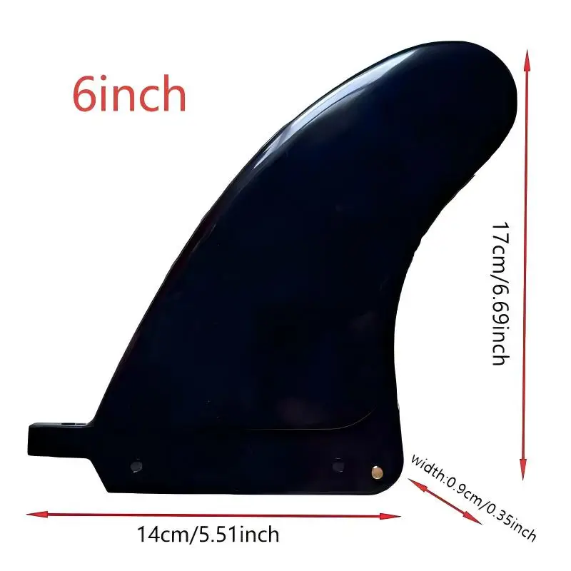 6 Inch Soft Flex Center Fin Long Board Surf Board Paddle Board With Surf Fin Screw Surfing Accessories