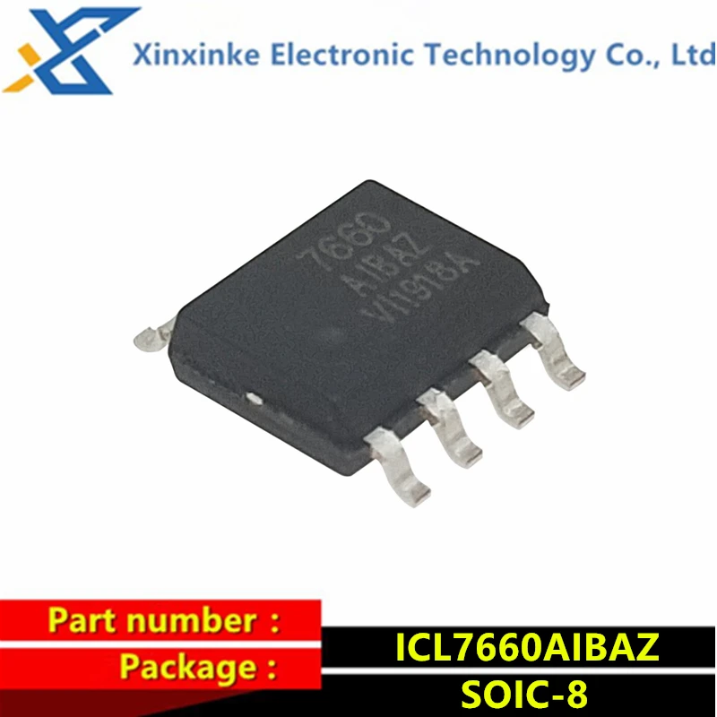 10PCS ICL7660AIBAZ ICL7660 SOIC-8 Power Converter IC Chip 7660
