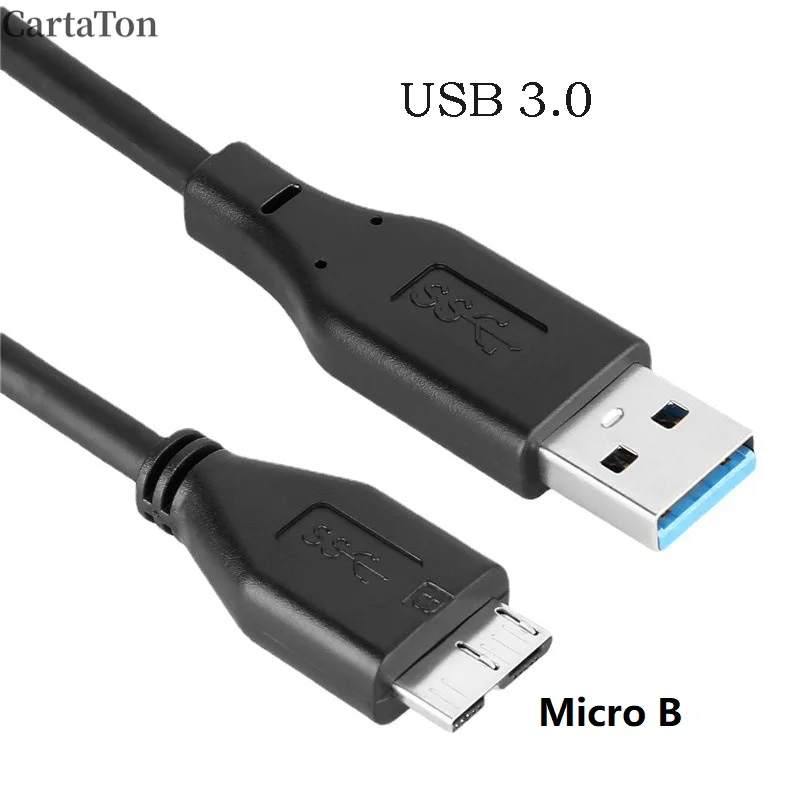 USB 3.0 to Micro B Convert Cable for Samsung Lenovo Sony Seagate Toshiba Mobile Hard Disk HDD Cell Phone Laptop Data Extend Line