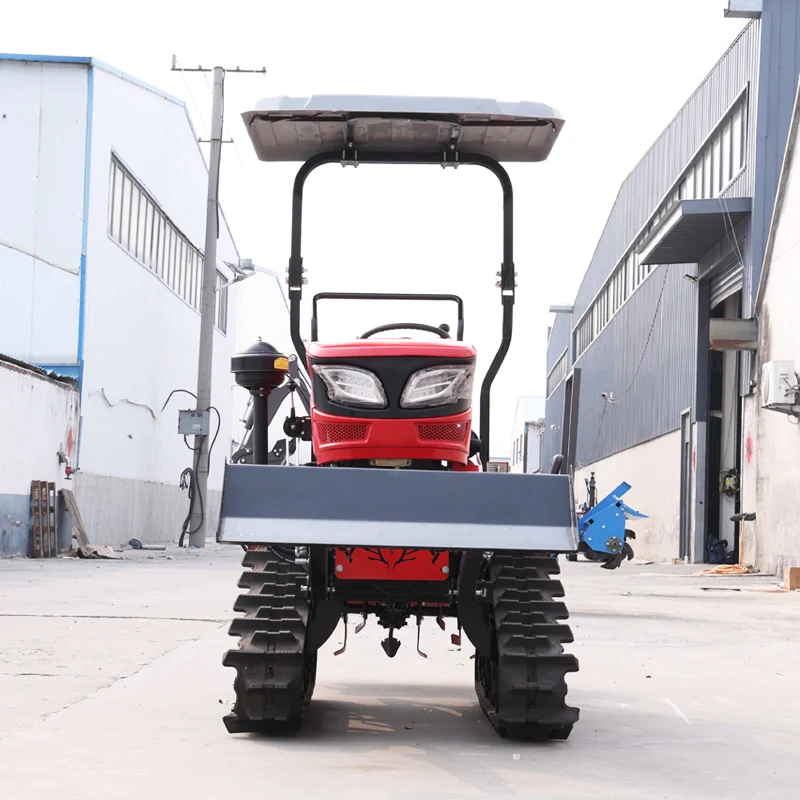 CustomizedMini Agricultural Ride-On Rotary Tiller, Compact Cultivator and Farm Plowing Machine With optional excavator bucket