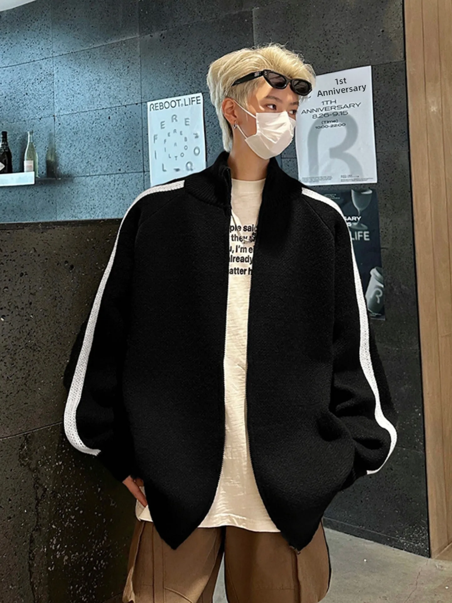 Men's Knitted Cardi… - image