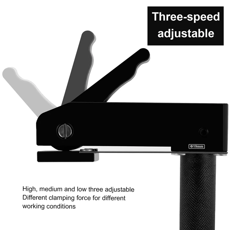 ABJY-Set Klem Lubang Meja Kerja Aloi Aluminium Meja Pertukangan Dapat Disesuaikan Penjepit Cepat Tahan Klip Tetap Cepat untuk Meja Kerja