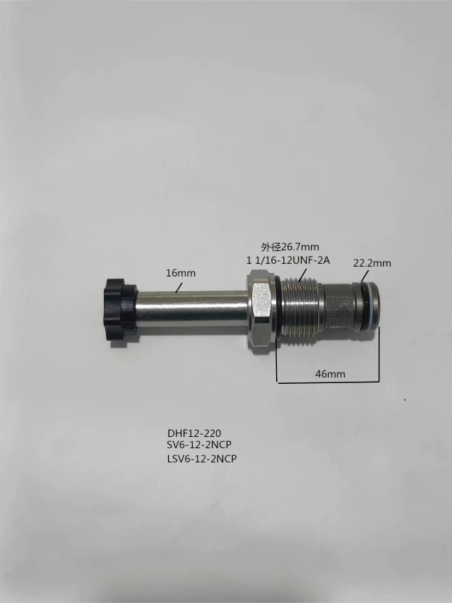 

SV-12-220 Нормально закрытый двухпозиционный двухходовой подключаемый электромагнитный клапан 12 В 24 В 220 В