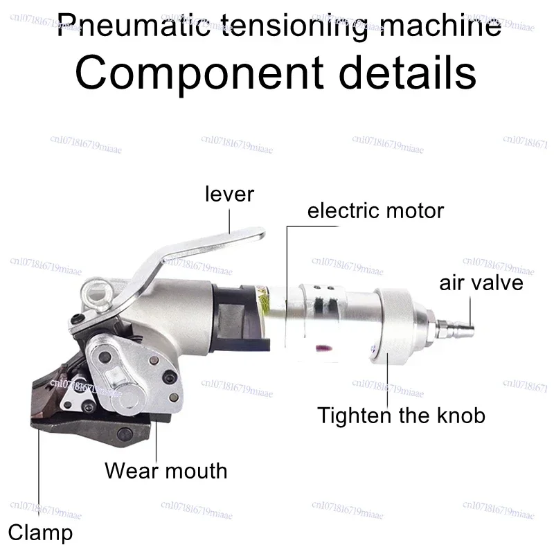 Hot Sales 19-32MM Split Fully Automatic Hand-held Pneumatic Steel Belt Baler Iron Belt Strapping Machine