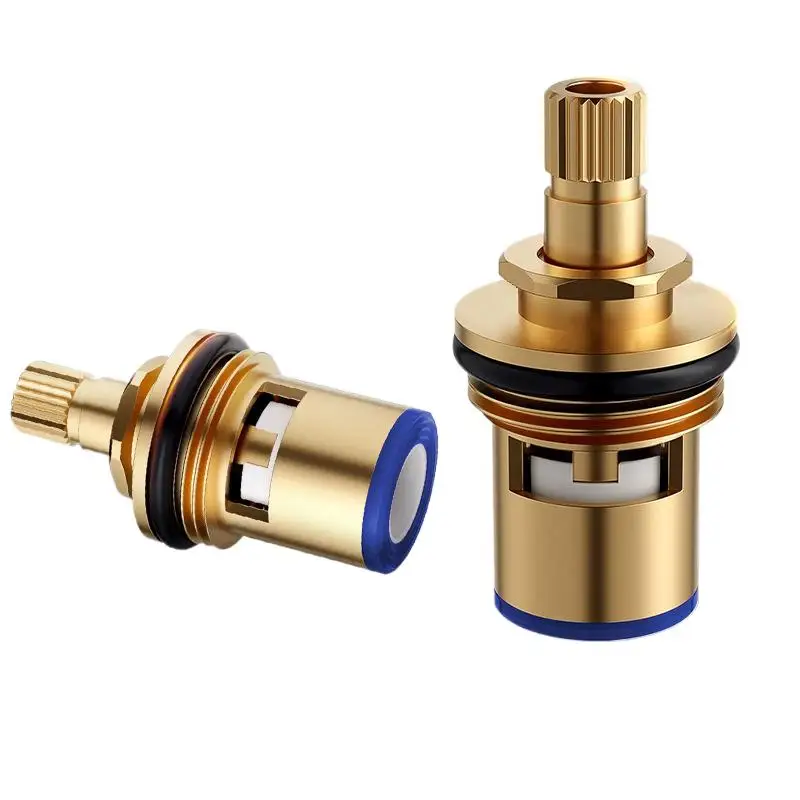1 Pc Universal Replacement Tap Valves Brass Ceramic Faucet Valve Cold And Hot Kitchen Faucet Switch Handle Handle Accessories