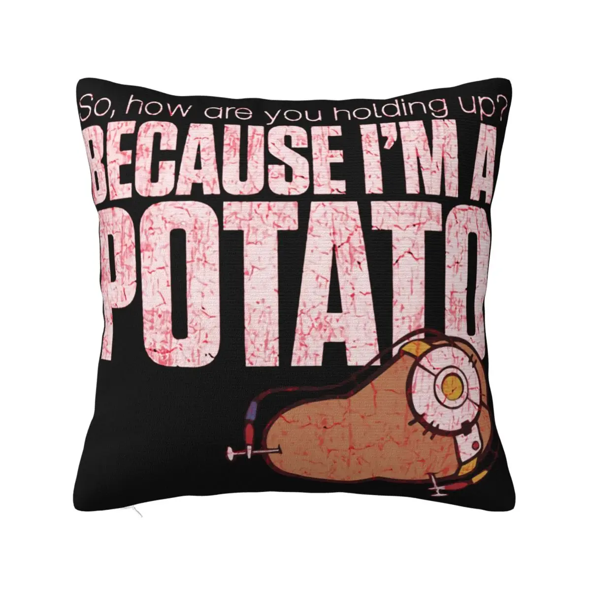 Because Im A Potato Baseball Fun Portal Gamer Fun Games Video Games Pc Admin Baseball H Pillow Case