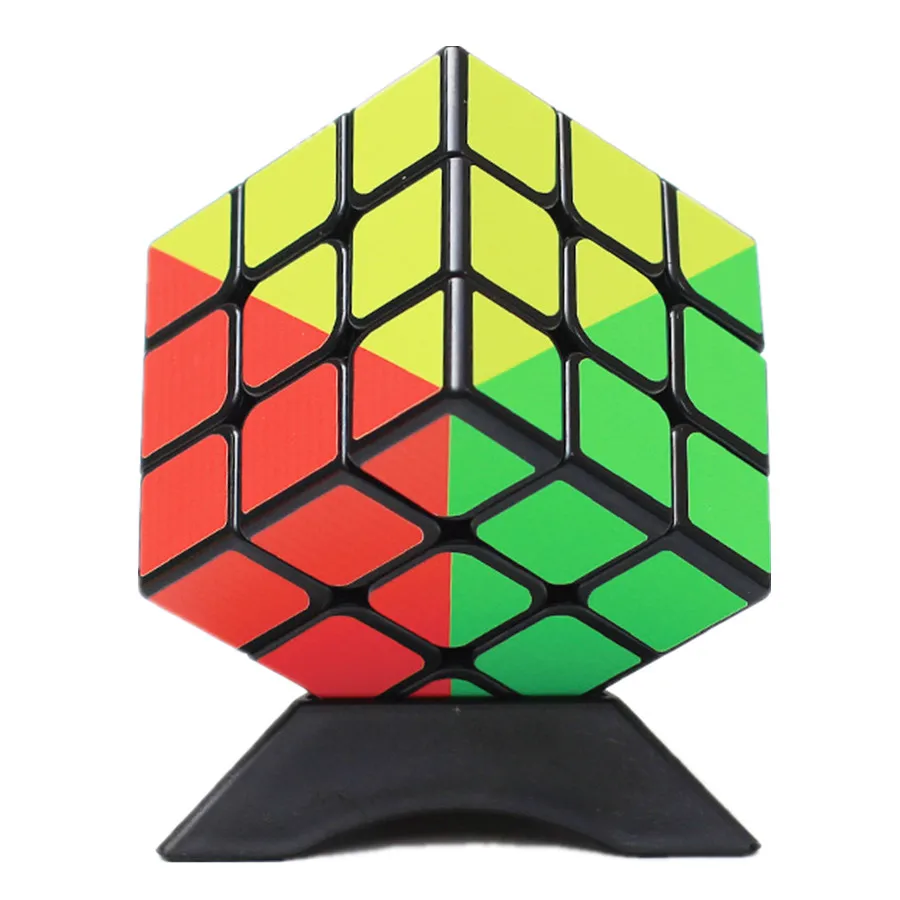 Zcube Fun 3x3 Rainbow Magic Cube Four Colors 3x3x3 Magic Cube Education Learnning Cubo Magico Toys Gifts For Children