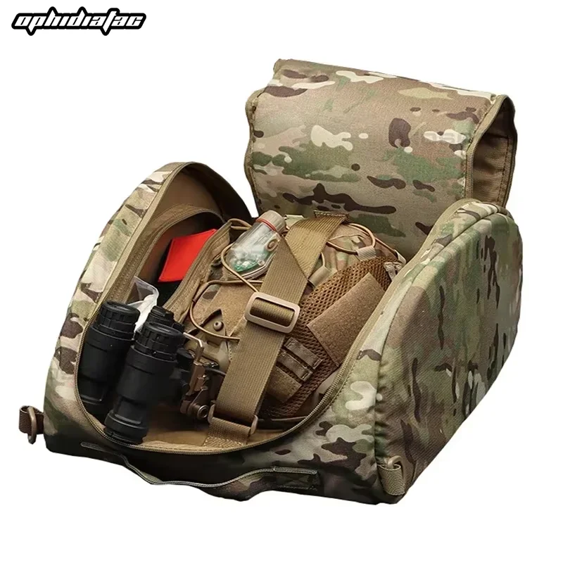 

OphidianTac Helmet Storage Bag Helmet Bag Molle System Hunting Bag Outdoor Sports Camping Hiking Hunting Shooting Accessories
