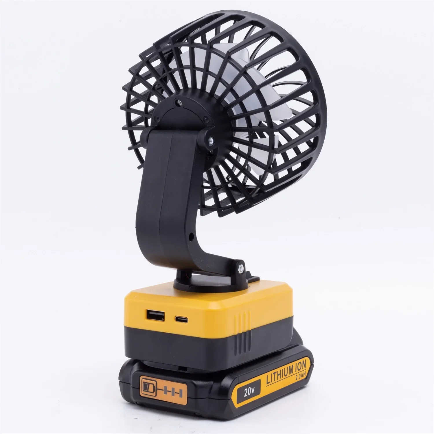 Used for DeWalt18V Lithium Battery Portable Workshop Camping Outdoor Construction Site Fan Tool Cordless Fan (without Battery)