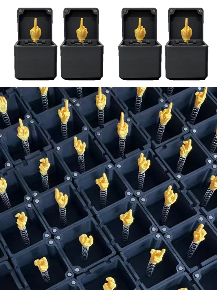 Coffrets cadeaux Surprise au doigt du milieu, farces amusantes de noël, bureau, décoration de maison, jouets cadeaux pour enfants, articles miniatures, en Stock! @