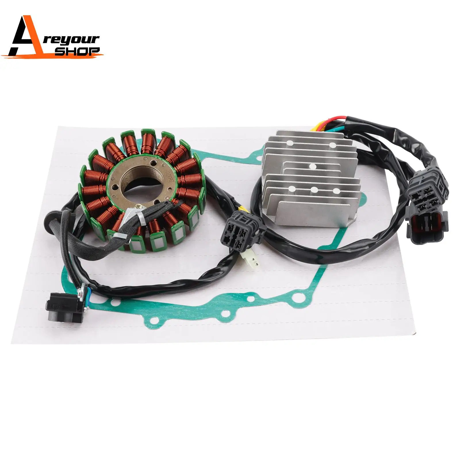 

ПРОКЛАДКА РЕГУЛЯТОРА СТАТОРА AREYOURSHOP ДЛЯ YAMAHA YFM 125 A GRIZZLY 125 2004-2013