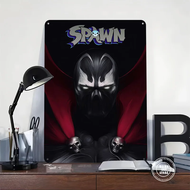 Spawn Comic Book Metal Poster Perfect Gift for Fans Lovers Customized Wall Art Metal Sign for Decoration Room Ornaments Bedroom