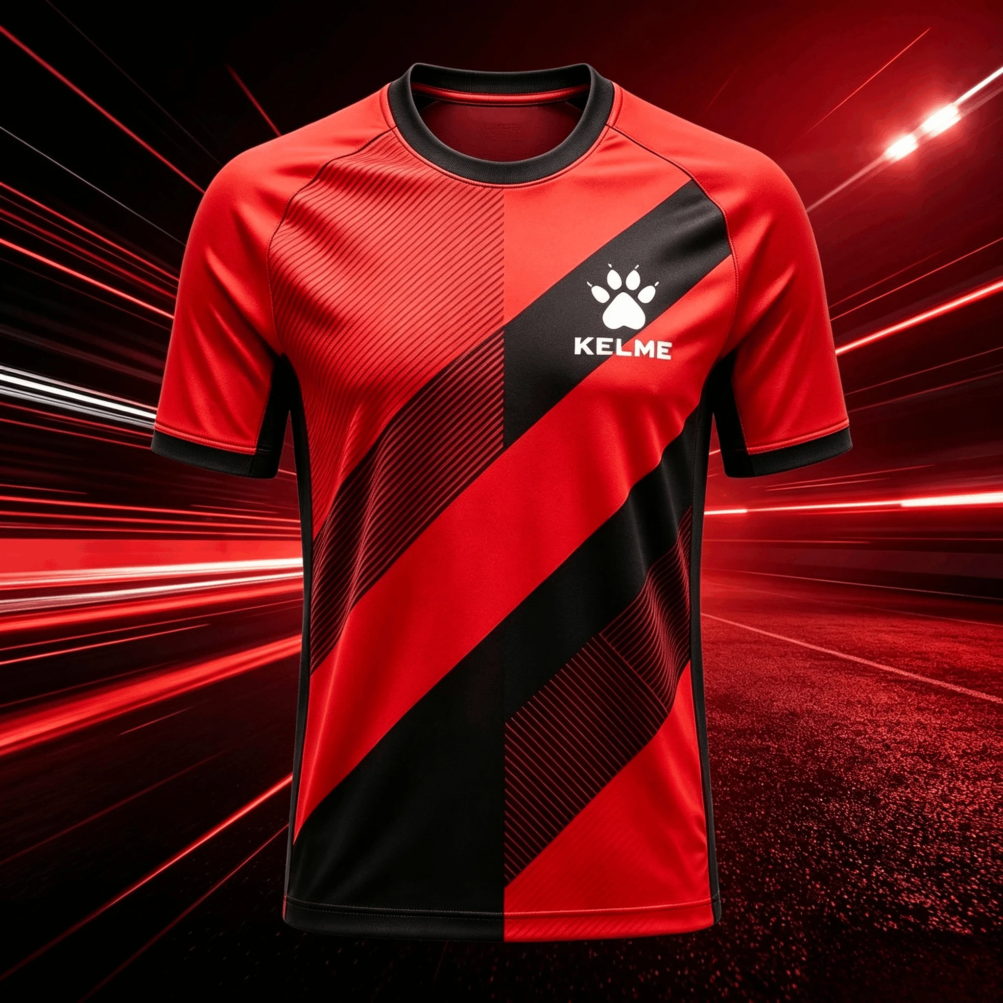 KELME Summer Men’s T-Shirt: A Best-Selling Collaborative Design Combining Sport Fitness Casual Fashion Lightweight Fabric