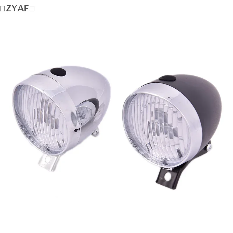 

〔DD329〕Bicycle Headlight Mountain Bike Retro Classic 200LM Headlight 3LED Cycling Light Front Bike Light Night Riding Gear