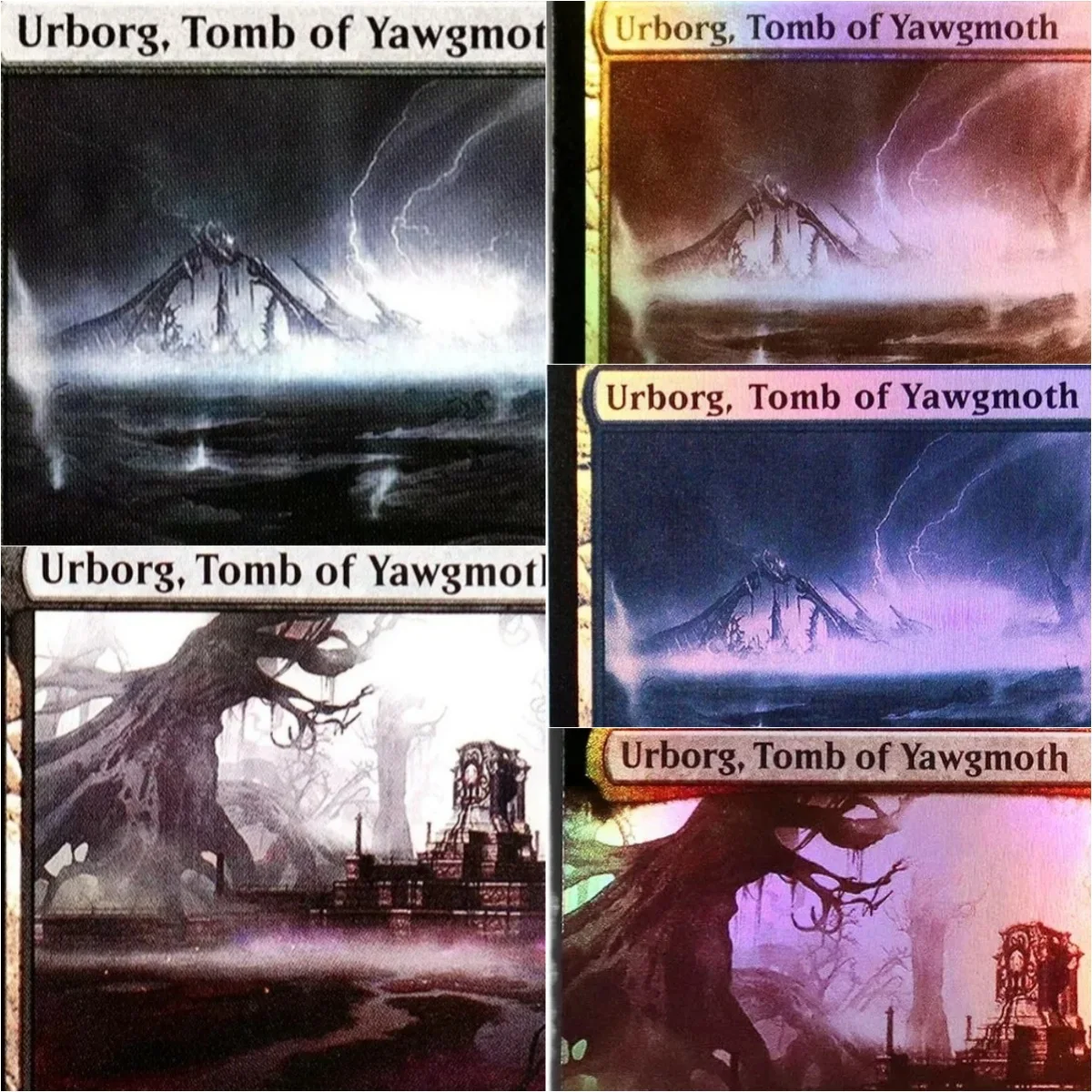 

'Urborg, Tomb of Yawgmoth' TCG Magical Proxy Cards Game Top Quality Proxy Board Playing Game Trading Cards Proxy