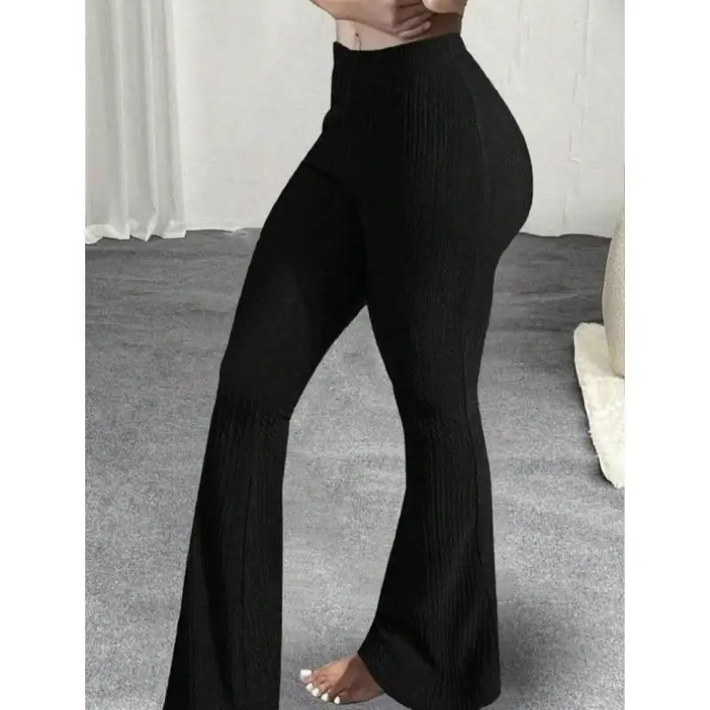 

New High Waist Elastic Waist Texture Loose Wide Leg Long Skirt Men's Retro Sle Ciwalk Nine Points Pants Tee Acetate Fiber
